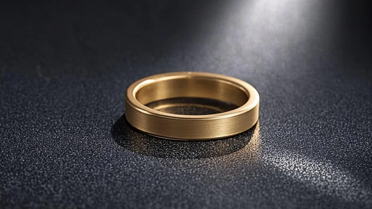 Brass sapling ring inside fresh arcs on graphite, marking a launch-year casino's thin record.