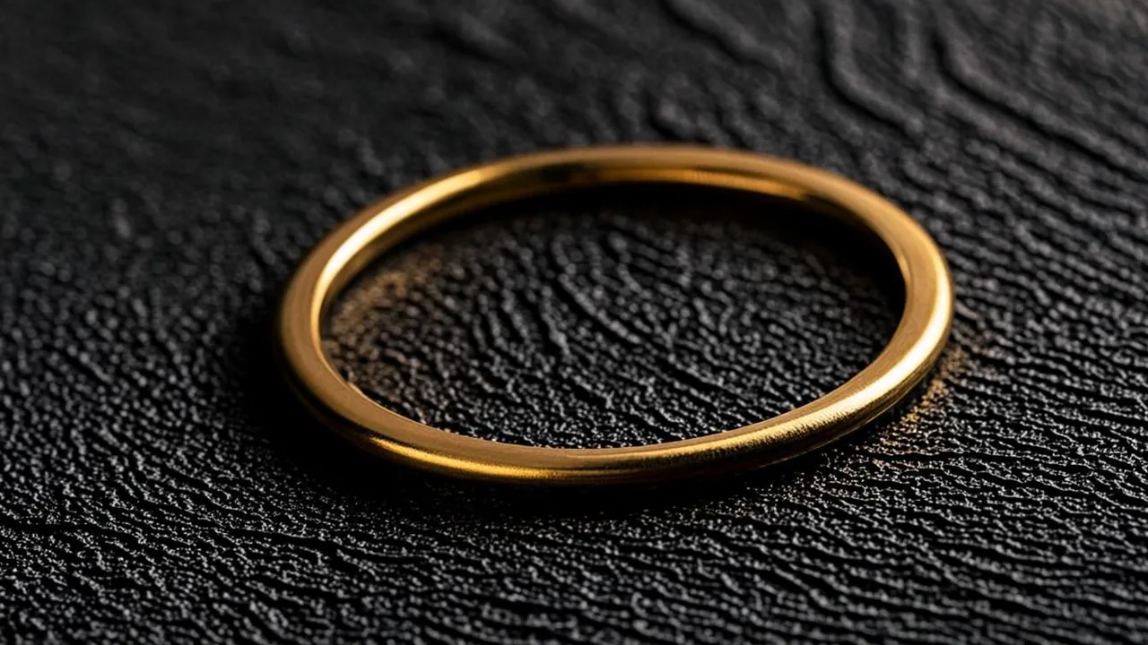 Brass sapling ring inside fresh arcs on graphite, marking a launch-year casino's thin record.