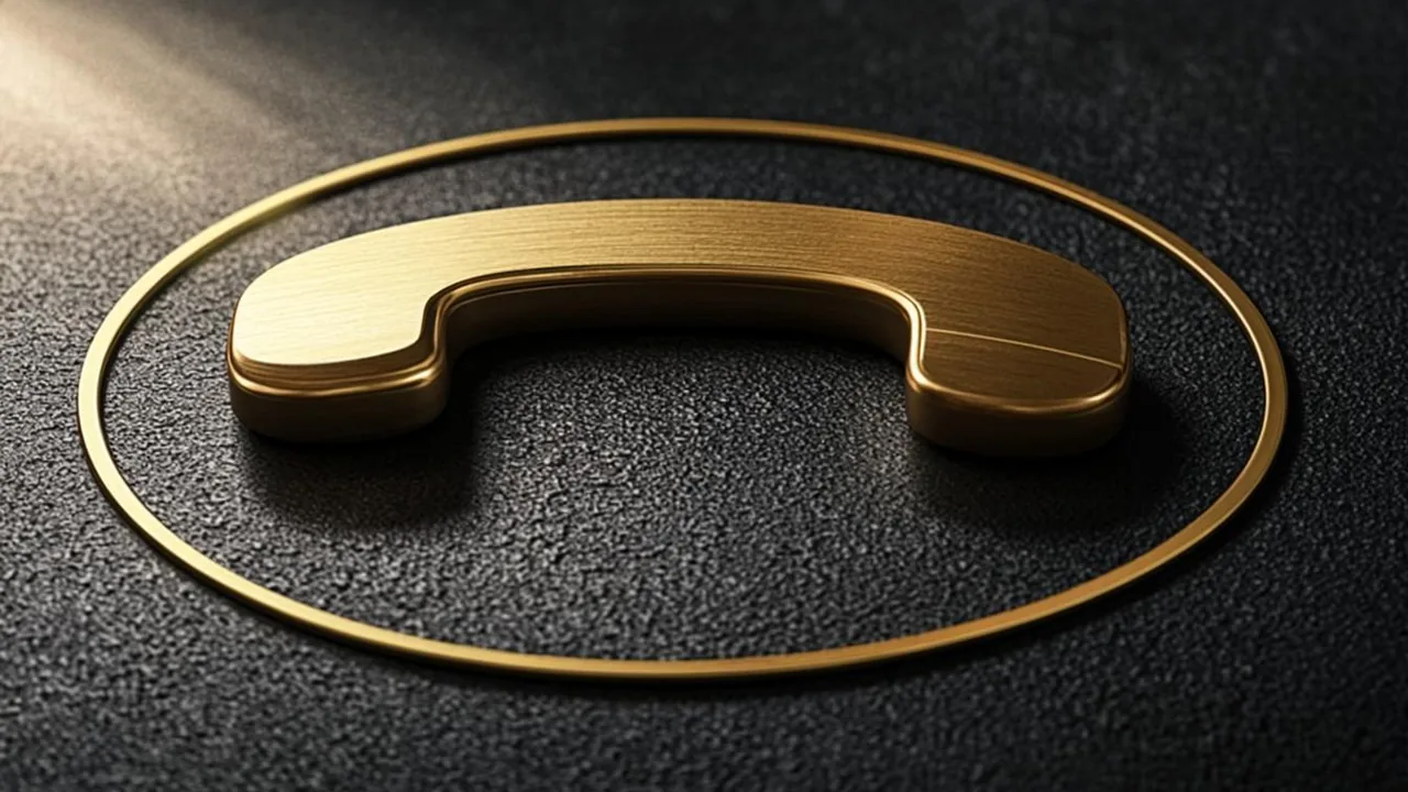 Brass phone outline with three door arcs on graphite, marking browser, app and PWA routes.