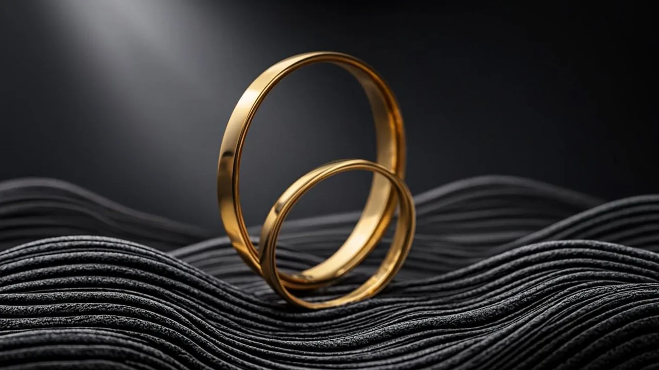 Two brass clock rings over graphite waves, marking pending windows and payout rail speeds.