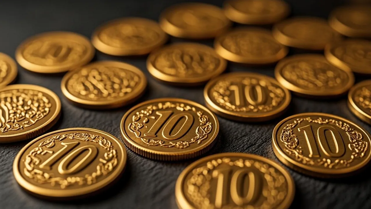 Twenty free spin tokens priced one by one, brass tiles on a graphite counter.
