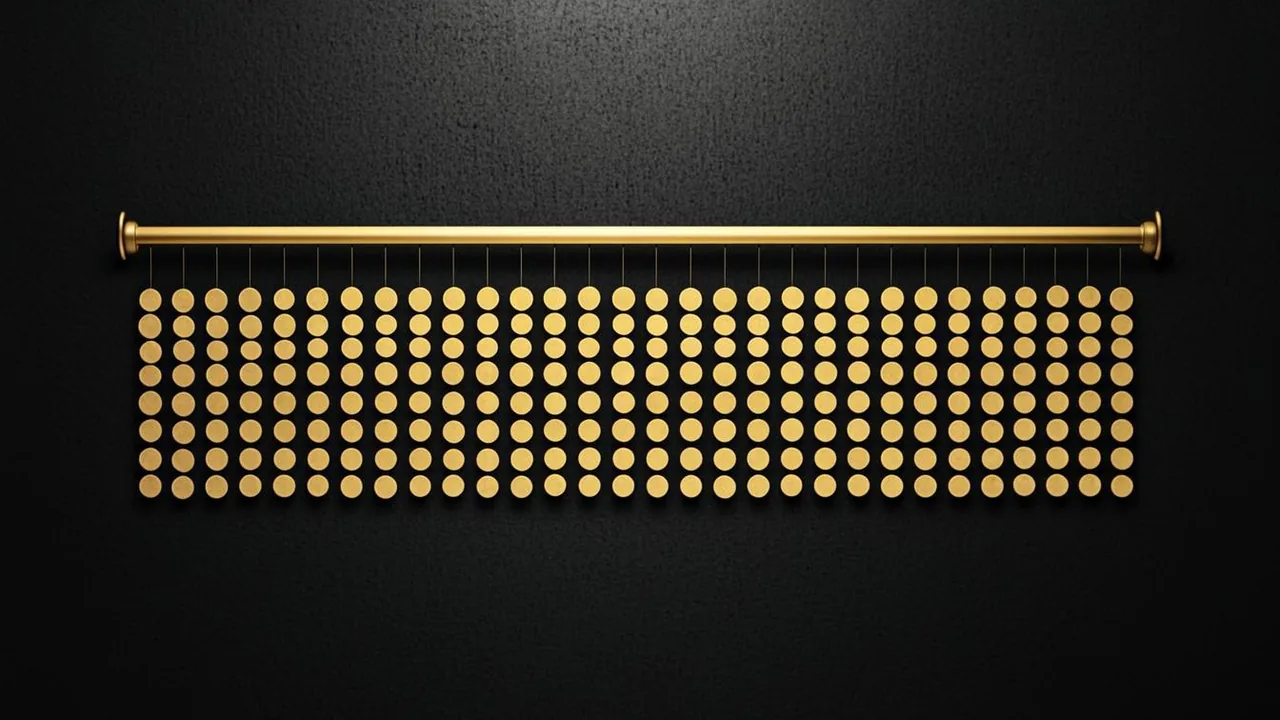 One hundred and fifty free spins split across five daily tranches, brass beams on graphite.