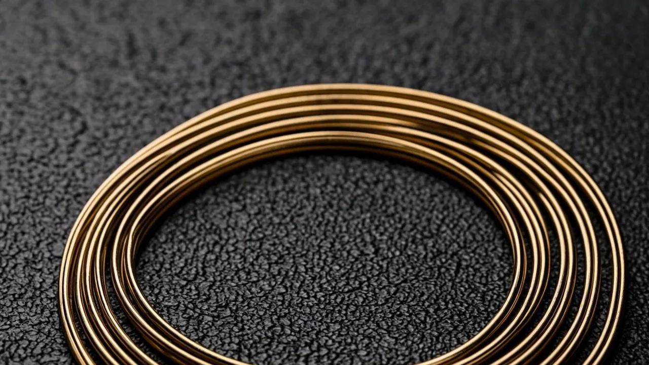 Online slots reels drawn as brass rings and tile arcs on graphite.